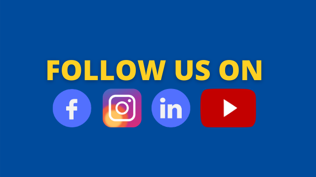 Follow us on Social Media