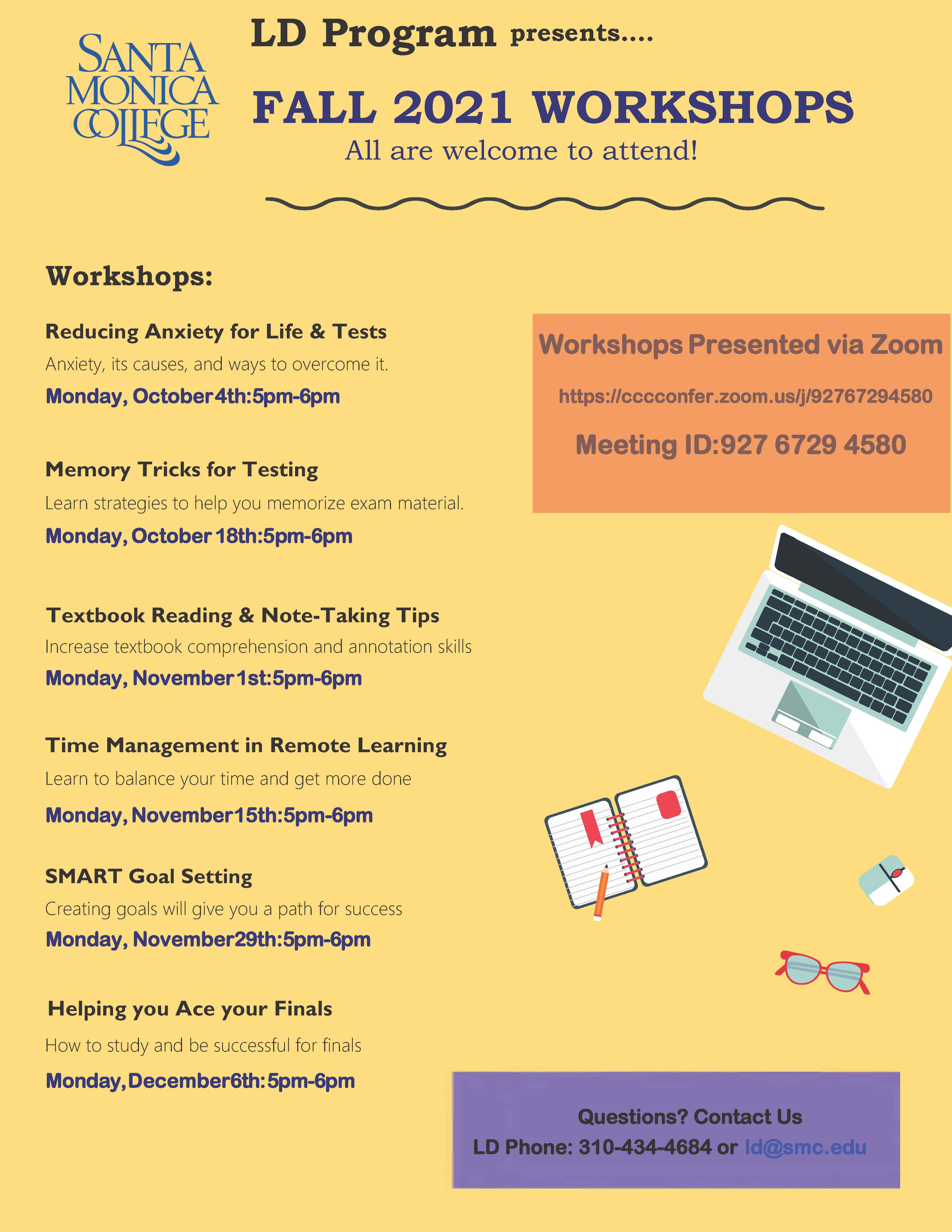 workshops 2021