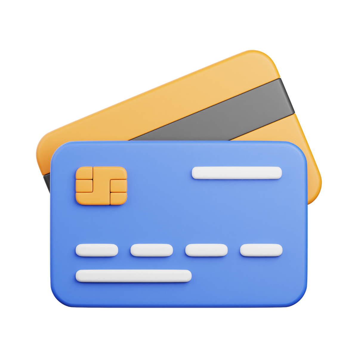 Blue card and yellow card