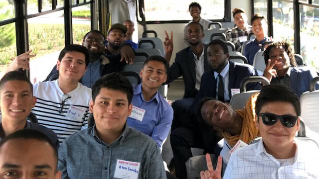 Students bus ride to Conference