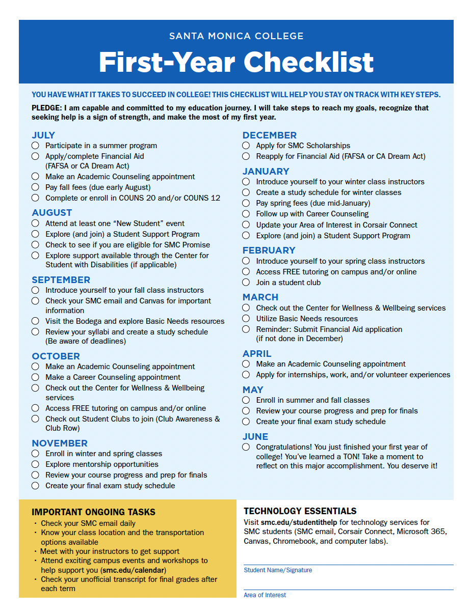 Checklist