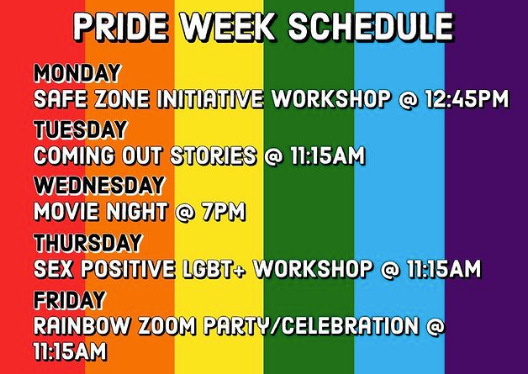 SMC Pride Week Schedule