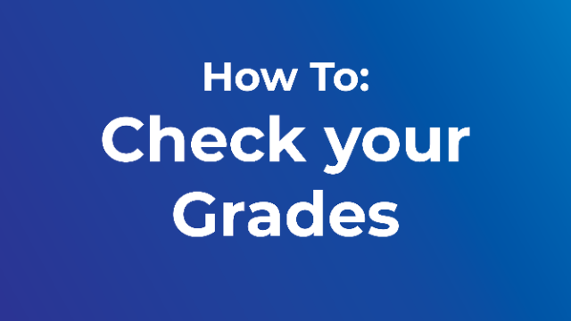 How to check grades in Corsair Connect